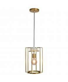 Access Lighting 23891LEDDLP-GLD Wired 1-Light Vertical Cage Pendant