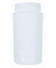 Satco 50/729 Satco 50-729 Lexan White Cylinder Diameter 3-3/4" Fitter 3-11/64" Height 6-1/4"