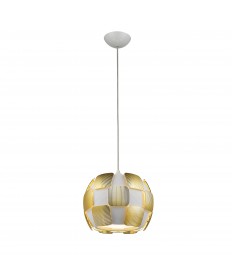 Access Lighting 50903LEDD-WH/GLD Layers (s) Dimmable LED Pendant