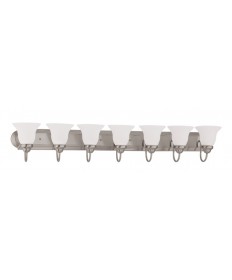 Nuvo Lighting 60/3283 Ballerina 7 Light 48 inch Vanity with Frosted White Glass