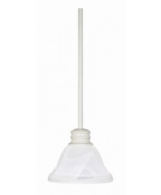 Nuvo Lighting 60/368 Empire 1 Light 7 inch Mini Pendant with Hang Straight Canopy