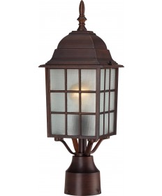 Nuvo Lighting 60/4908 Adams 1 Light 17" Outdoor Post with Frosted