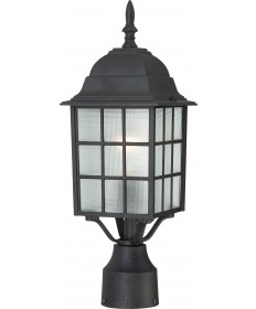 Nuvo Lighting 60/4909 Adams 1 Light 17" Outdoor Post with Frosted