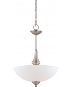 Nuvo Lighting 60/5038 Patton 3 Light Pendant with Frosted Glass