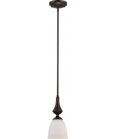 Nuvo Lighting 60/5137 Patton 1 Light Mini Pendant with Frosted Glass