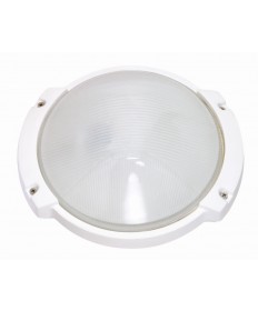 Nuvo 60/516 1 Light 11 inch Oblong Round BulkHead Light Semi Gloss White Finish