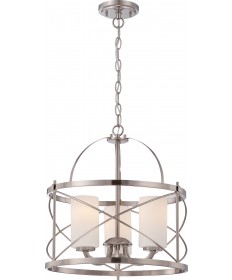Nuvo Lighting 60/5333 Ginger 3 Light Pendant with Etched Opal Glass