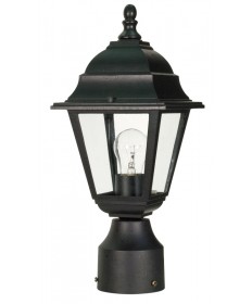 Nuvo Lighting 60/548 Briton 1 Light 14 inch Post Lantern with Clear Glass