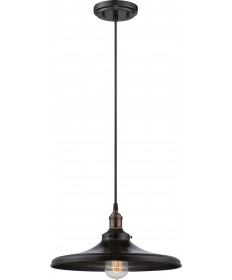 Nuvo Lighting 60/5506 Vintage 1 Light Pendant with Matching Shade