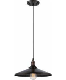 Nuvo Lighting 60/5509 Vintage 1 Light Pendant with Matching Shade