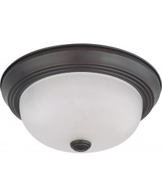 Nuvo Lighting 60/6010 2 Light 11" Flush Mount with Frosted White Glass