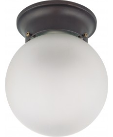 Nuvo Lighting 60/6012 1 Light 6" Ceiling Mount with Frosted White