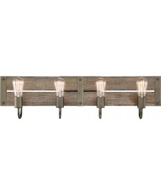 Nuvo 60/6430 Winchester Collection 4 Light Vanity Bronze/Aged Wood