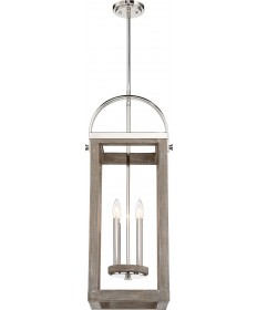 Nuvo Lighting 60/6481 Bliss 4 Light Pendant Driftwood Finish with