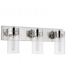 Nuvo Lighting 60/7633 Intersection 3 Light Vanity Polished Nickel with