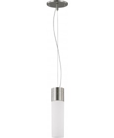 Nuvo Lighting 62/2932 Link 1 Light LED Tube Pendant with White Glass
