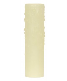 Satco 80/2084 Satco 6 inch 40W Max Ivory Bees Drip Medium Base Candle Cover
