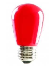 Halco 80517 S14RED1C/LED LED S14 1.4W Red Dimmable E26