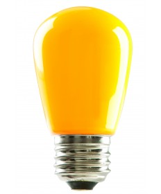Halco 80520 S14YEL1C/LED LED S14 1.4W Yellow Dimmable