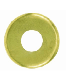 Satco 90/1090 Satco 90-1090 1 inch Burnished and Lacquered Turned Brass Check Ring