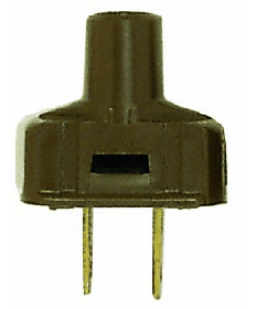 Satco 90/1114 Satco 90-1114 Brown Attachment Plug w/Terminal Screws