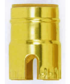 Satco 90/1144 Satco 90-1144 Push-Thru Brass Socket Shell