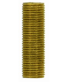 Satco 90/1192 Satco 90-1192 3 inch 1/8IP Solid Brass Threaded Pipe