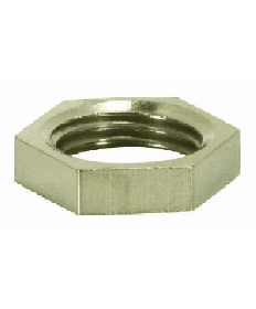 Satco 90/1385 Satco 90-1385 1/8IP Nickel Plated Brass Hexagon Locknut