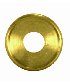 Satco 90/1605 90-1605 1-3/4" Unfinished Turned Brass Check Ring