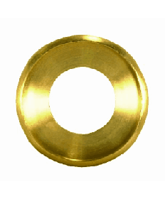 Satco 90/1612 Satco 90-1612 1 inch Unfinished Turned Brass Check Ring
