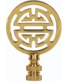 Satco 90/1747 Satco 90-1747 2-3/4" Oriental Brass Finial