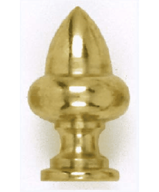 Satco 90/837 Satco 90-837 1-1/2" Burnished and Lacquered Acorn Finial