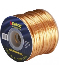 Satco 93/139 Satco 93-139 18/2 SPT-1 105C 250FT Clear Gold Spool Wire
