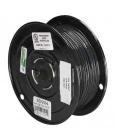 Satco 93/204 Satco 93-204 Nylon Black Wire 500FT Spool Wire