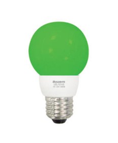 Bulbrite 770162 | 1 Watt LED G16 Globe, Medium Base, Green