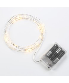 Bulbrite 810060 | Indoor LED Starry String Lights, 10' Copper Wire