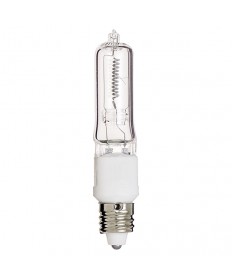 Satco S3198 Satco 50Q/CL/MC 130V 50 Watt 130 Volt T4 E11 Mini Can Base Clear Halogen Light Bulb
