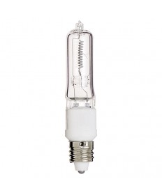 Satco S3485 Satco 100Q/CL/MC 100 Watt 120 Volt T4 E11 Mini Can Base Clear Halogen Light Bulb