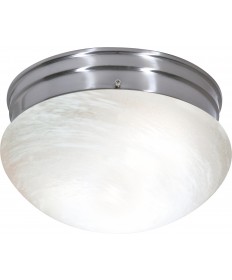 Nuvo Lighting SF76/674 2 Light 10" Flush Mount Medium Alabaster