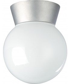 Nuvo Lighting SF77/152 1 Light 8" Utility Ceiling Mount With White