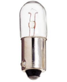 Satco E130MB Satco 0.33 Watt (0.03 Amp) 130 Volt T2.5 Miniature Bayonet Base Clear Miniature Light Bulb
