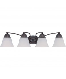 Nuvo Lighting 60/3168 Empire 4 Light 29 inch Vanity with Frosted White Glass