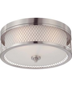 Nuvo Lighting 60/4691 Nuvo Fusion Collection 3-Light Dome Flush Mount 