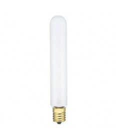 Satco S3712 Satco 40T6.5N/F 40 Watt 130 Volt T6.5 Intermediate Base Frost Tubular Incandescent Carded Light Bulb
