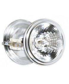 Satco S4684 Satco 35AR111/SSP4 35 Watt 12 Volt AR111 G53 Base Super Spot 4 Degree Halogen Aluminum Reflector Lamp