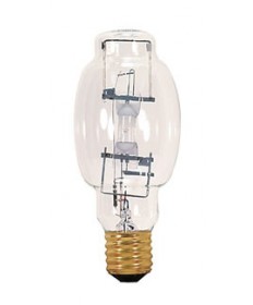Satco S4831 Satco MH250/U 250 Watt BT28 Mogul Base Clear Metal Halide Light Bulb