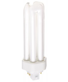 Satco S8351 Satco CFT32W/4P/835/ENV 32 Watt T4 GX24q-3 4 Pin Base Triple Tube 3500K 10,000 Hour Compact Fluorescent Lamp (CFL)