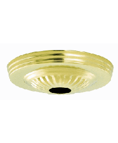 Satco S70/193 Satco S70-193 Antique Brass Finish Ribbed Canopy
