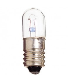 Satco S6908 Satco .15 Amp 6.3 Volt T3.25 Miniature Screw Base Miniature Light Bulb #40