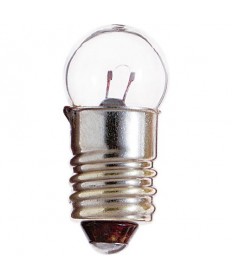 Satco S6937 Satco 0.77 Watt (0.15 Amp) 5.1 Volt G4.5 Miniature Screw Base Clear Miniature Light Bulb